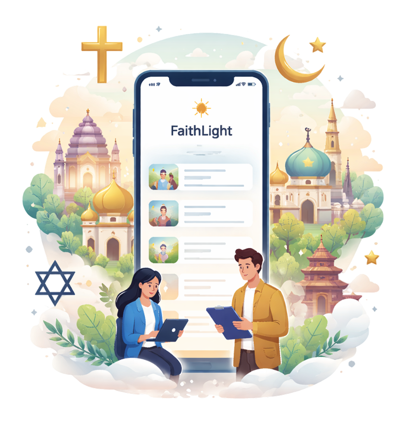 FaithLight app connecting believers across faith traditions